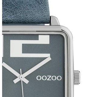 Ρολόι OOZOO Timepieces Με Μπλε Δερμάτινο Λουράκι C10361