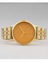 Ρολόι OOZOO Timepieces Με Χρυσό Μεταλλικό Μπρασελέ C10557