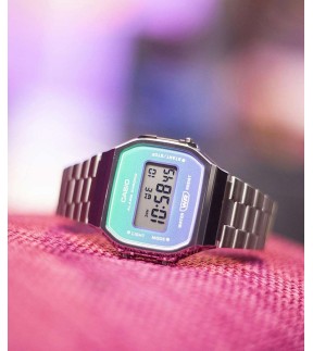 Ρολόι CASIO Vintage Με Ασημί Ατσάλινο Μπρασελέ A-168WER-2AEF