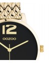 Ρολόι OOZOO Timepieces Με Κίτρινο Χρυσό Ατσάλινο Μπρασελέ C11023