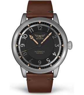AVIATOR Douglas Dakota Automatic Brown Leather Strap V.3.31.0.228.4