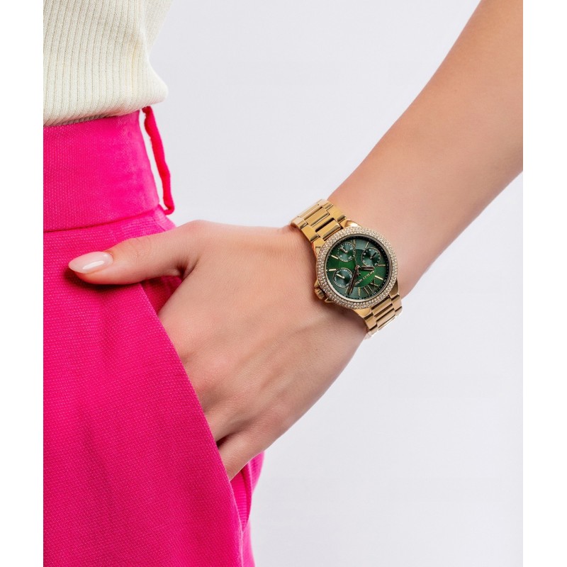 Ρολόι MICHAEL KORS Camille Με Κίτρινο Χρυσό Ατσάλινο Μπρασελέ MK6981