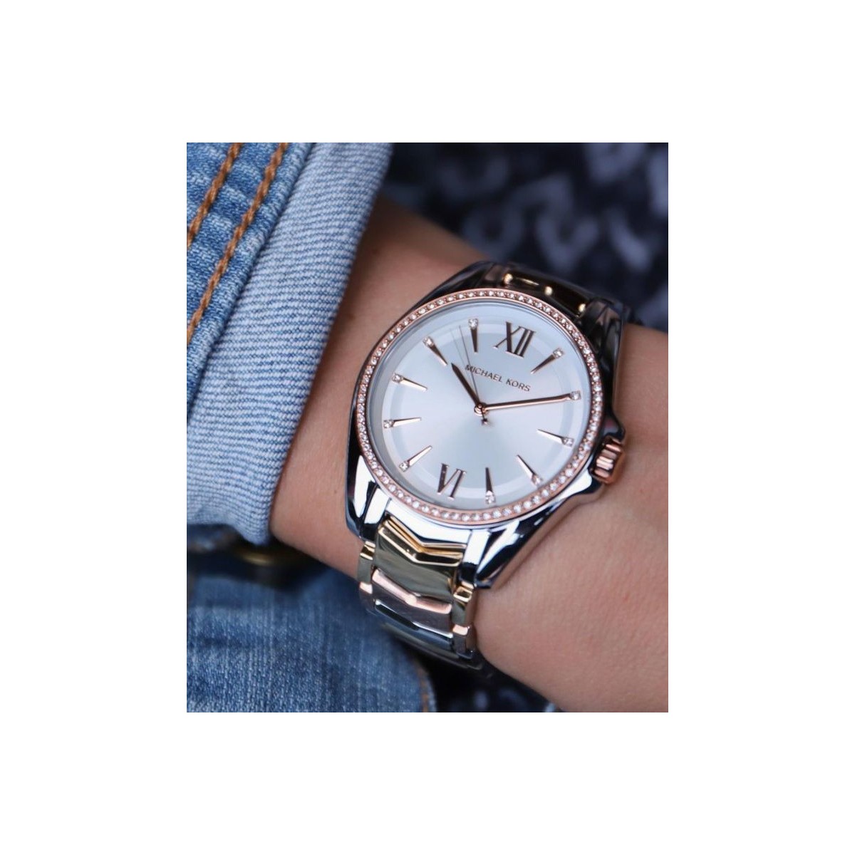 Michael kors whitney rose gold deals