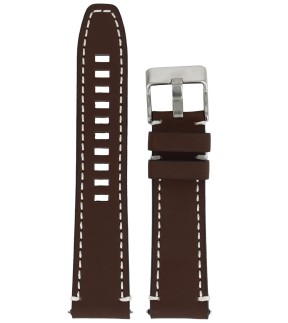 DILOY Brown Leather Strap 24mm 414.02.24
