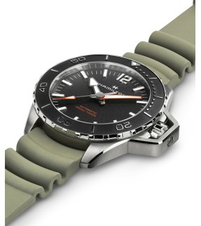 HAMILTON Khaki Navy Frogman Automatic Khaki Rubber Strap H77825331