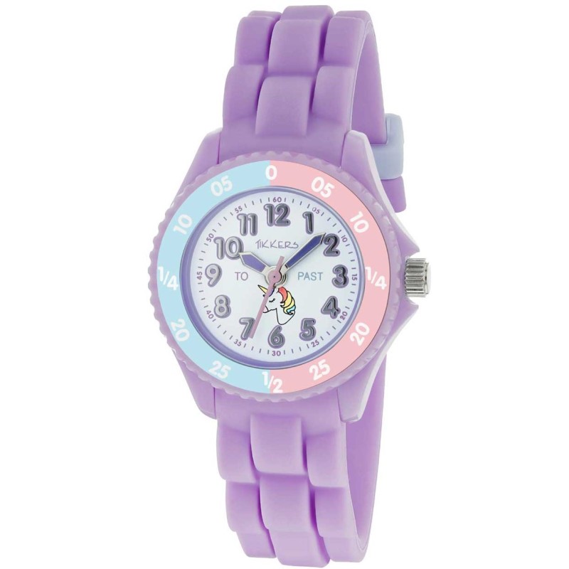 Tikkers purple glitter space time teacher watch set clearance
