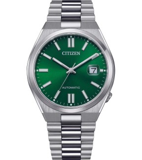 Ρολόι CITIZEN Gents Με Αυτόματο Μηχανισμό Και Ασημί Ατσάλινο Μπρασελέ NJ0150-81X