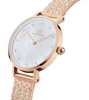 DANIEL WELLINGTON ne Pressed Piano Rose Gold Stainless Steel Bracelet DW00100590