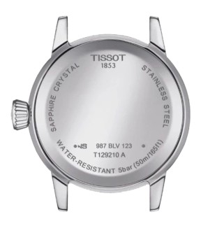 Ρολόι TISSOT Classic Dream Lady Mε Ασημί Ατσάλινο Μπρασελέ T1292101101300