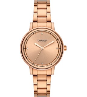 Ρολόι BREEZE Mystique Με Ροζ Χρυσό Ατσάλινο Μπρασελέ 212381.4
