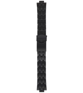 ROCHET Black Stainless Steel Bracelet 18mm-20mm
