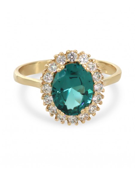VITOPOULOS Ring Yellow Gold 14Ct With Stones