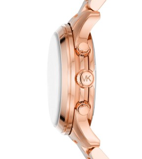 MICHAEL KORS Runway Chronograph Rose Gold Stainless Steel Bracelet MK7324