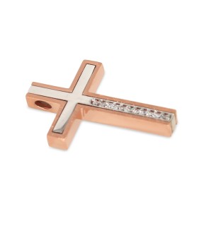 VITOPOULOS Cross Yellow-White Gold 14Ct