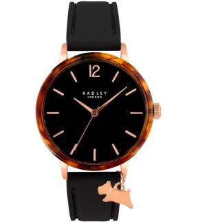 RADLEY LONDON Nerwick Street Black Silicone Strap RY21494-INT