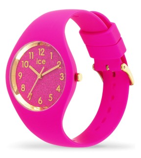 ICE WATCH Ice Glitter Neon Pink Silicone Strap 021224