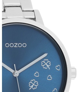 Ρολόι OOZOO Timepieces Με Ασημί Ατσάλινο Μπρασελέ C11121