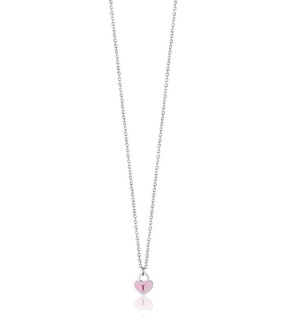 LUCA BARRA Kid Necklace Silver Stainless Steel JC103