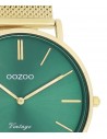 Ρολόι OOZOO Vintage Με Κίτρινο Χρυσό Ατσάλινο Mesh Μπρασελέ C20294