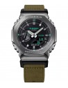 Ρολόι CASIO G-Shock Με Πράσινο Υφασμάτινο Λουράκι GM-2100CB-3AER