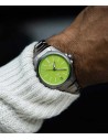 Ρολόι ORIS ProPilot X Kermit Edition Με Ασημί Μπρασελέ Από Τιτάνιο 01 400 7778 7157-Set