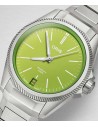 Ρολόι ORIS ProPilot X Kermit Edition Με Ασημί Μπρασελέ Από Τιτάνιο 01 400 7778 7157-Set