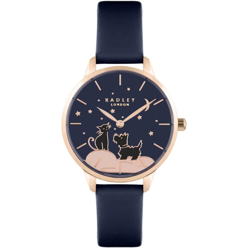 Radley london blue leather strap watch clearance