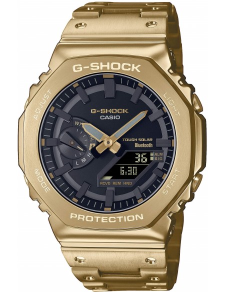 Ρολόι CASIO G-Shock Με Κίτρινο Χρυσό Ατσάλινο Μπρασελέ GM-B2100GD-9AER
