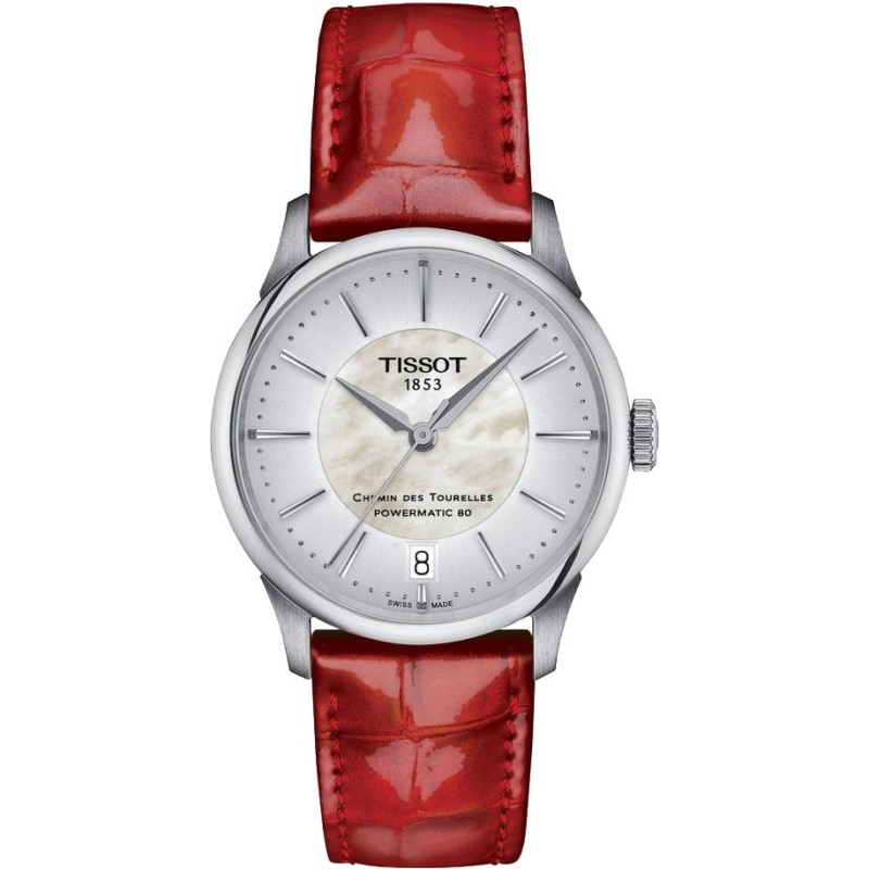 Tissot red sale strap watch