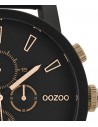 OOZOO Timepieces Black Leather Strap C9034