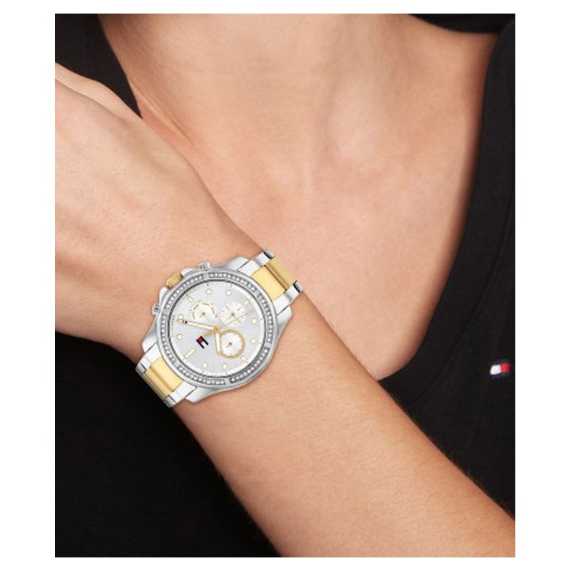 Tommy hilfiger brooklyn leather 2025 watch 40mm