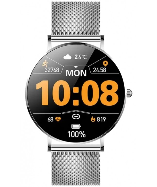 Ρολόι VOGUE Astrea Smartwatch Με Ασημί Ατσάλινο Mesh Μπρασελέ 950481