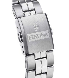 Ρολόι FESTINA Με Ασημί Ατσάλινο Μπρασελέ F20437/4