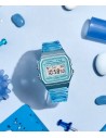CASIO Collection Light Blue Rubber Strap F-91WS-2EF