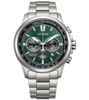 Ρολόι Citizen Eco-Drive Με Χρονογράφο Και Ασημί Μπρασελέ Από Τιτάνιο CA4570-88X