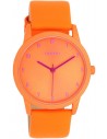 Ρολόι OOZOO Timepieces Με Πορτοκαλί Δερμάτινο Λουράκι C11171