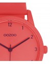 Ρολόι OOZOO Timepieces Με Κόκκινο Δερμάτινο Λουράκι C11172