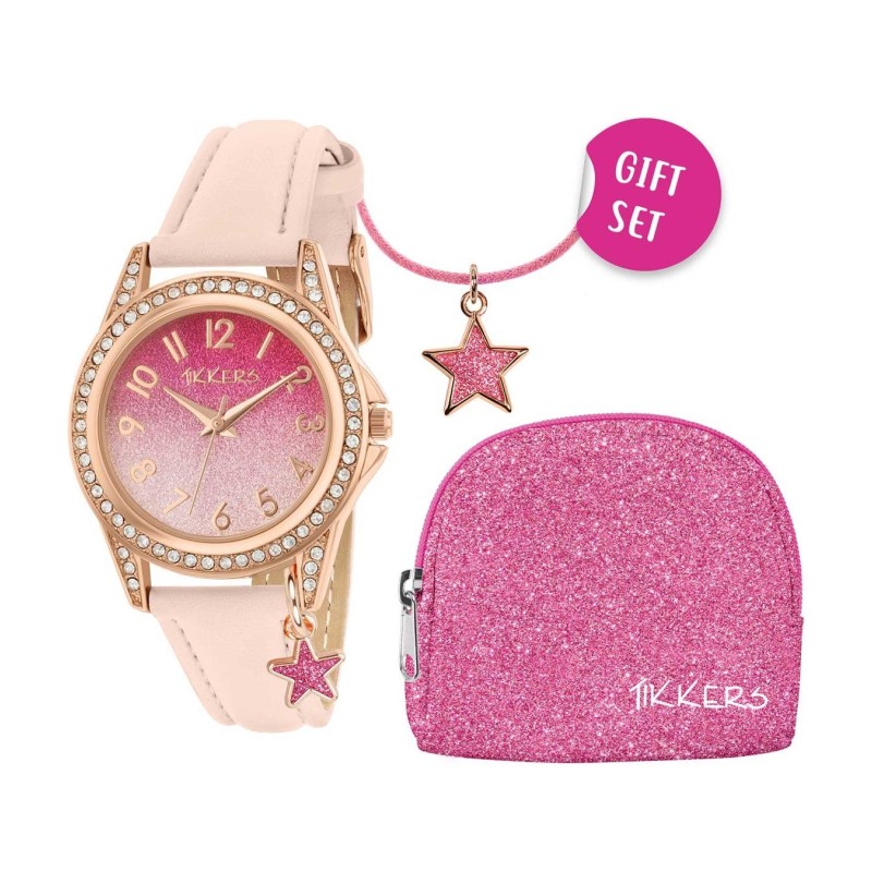 Pink hotsell sparkly watch