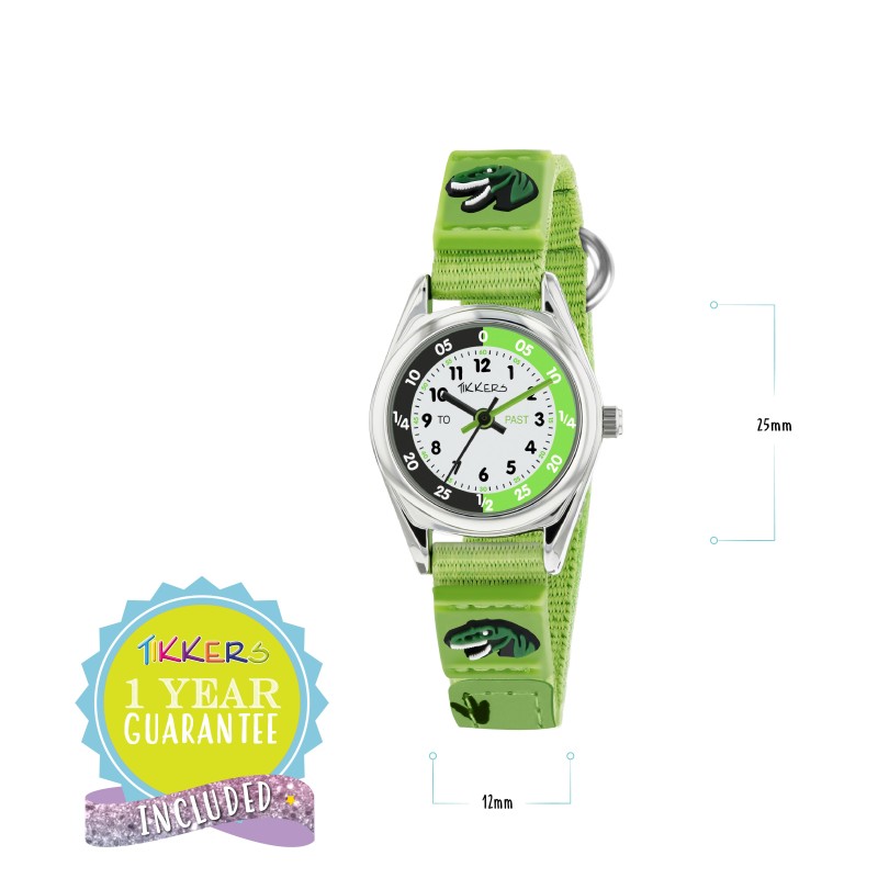 TIKKERS Green Fabric Strap TK0149