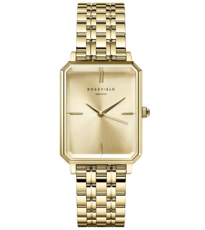 ROSEFIELD The Octagon Yellow Gold Stainless Steel Bracelet OCGSG-O65