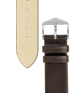 HIRSCH Toronto Brown Leather Strap 16mm