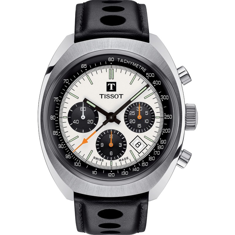 TISSOT Heritage 1973 Automatic Black Leather Strap T1244271603100