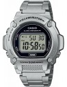 Ρολόι CASIO Collection Με Ασημί Ατσάλινο Μπρασελέ W-219HD-1AVEF