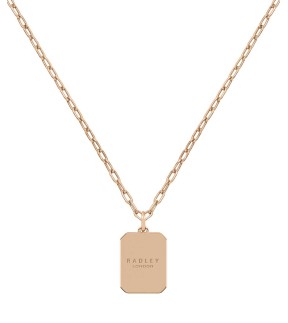 RADLEY LONDON Rose Gold Stainless Steel Necklace RYJ2214S