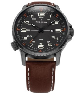 HORTON Kalf Brown Leather Strap 9202121
