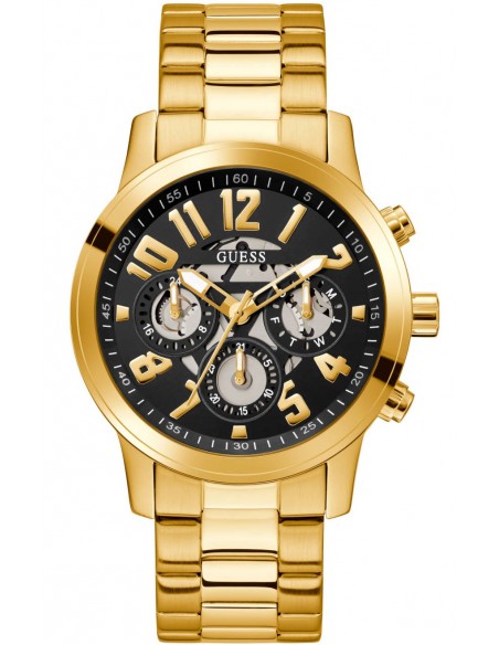 GUESS Parker Multifunction Yellow Gold Stainless Steel Bracelet GW0627G2