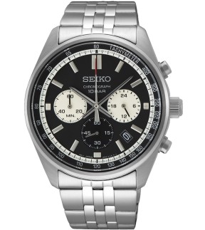 SEIKO Conceptual Chronograph Silver Stainless Steel Bracelet SSB427P1