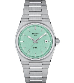 Ρολόι TISSOT PRX Με Ασημί Ατσάλινο Μπρασελέ T1372101109100
