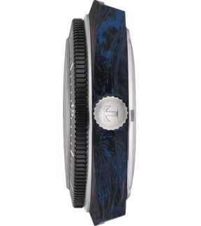 Ρολόι TISSOT Sideral S Με Μπλε Καουτσούκ Λουράκι T1454079705701