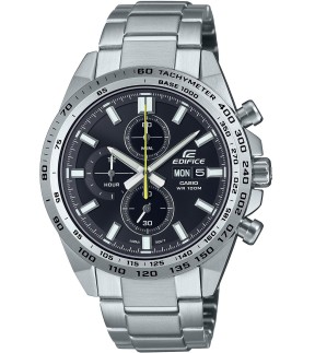 Ρολόι CASIO Edifice Με Ασημί Ατσάλινο Μπρασελέ EFR-574D-1AVUEF